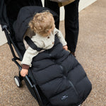 FINNSON ALMA BLACK FOOTMUFF WITH BABY