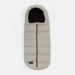 FINNSON ALMA FOOTMUFF TAUPE FRONT SHOT