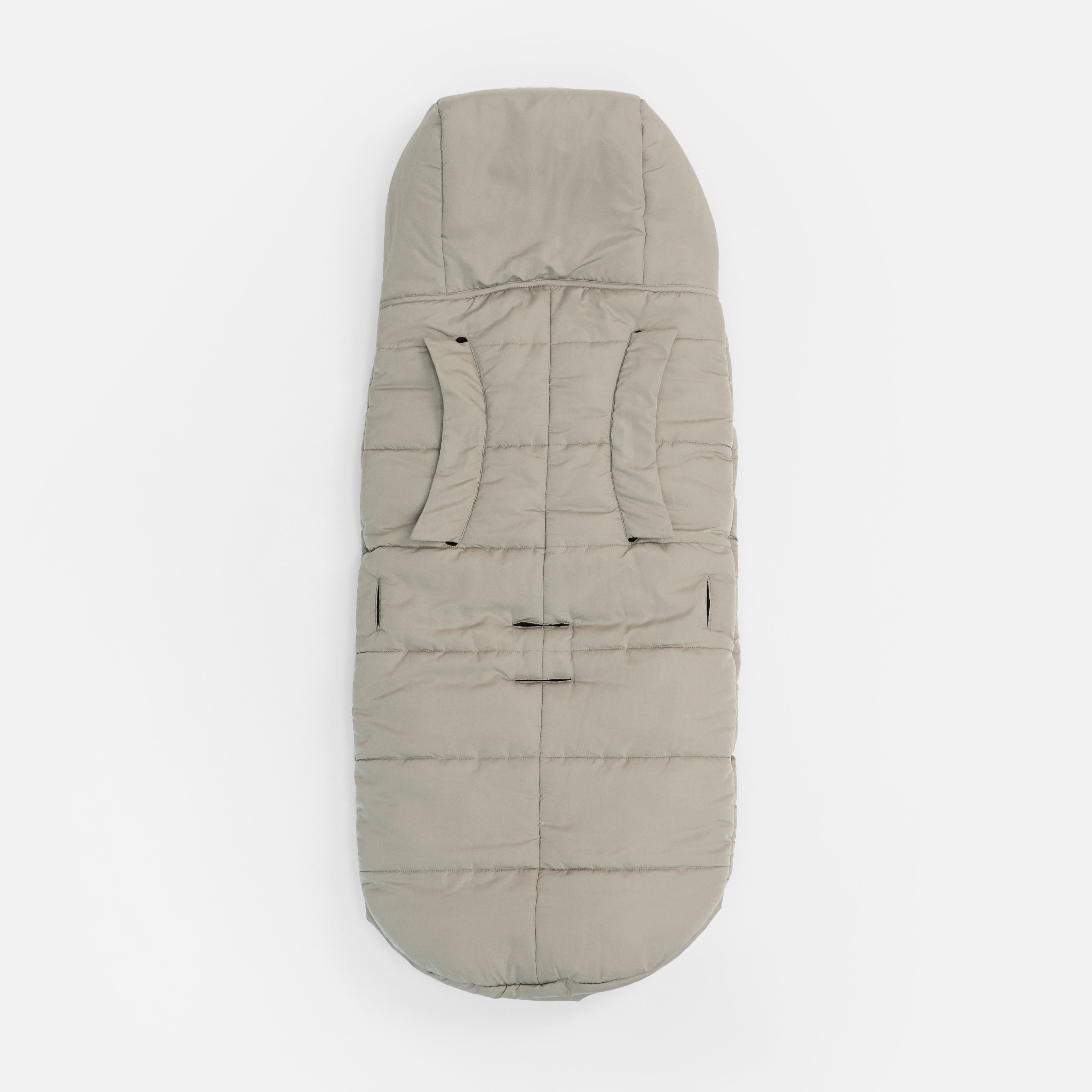 FINNSON ALMA TAUPE FOOTMUFF BACK SHOT