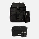 Eco Baby Changing Backpack & Stroller Organiser Bundle - Black