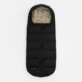 FINNSON ALMA FOOTMUFF BLACK FRONT SHOT
