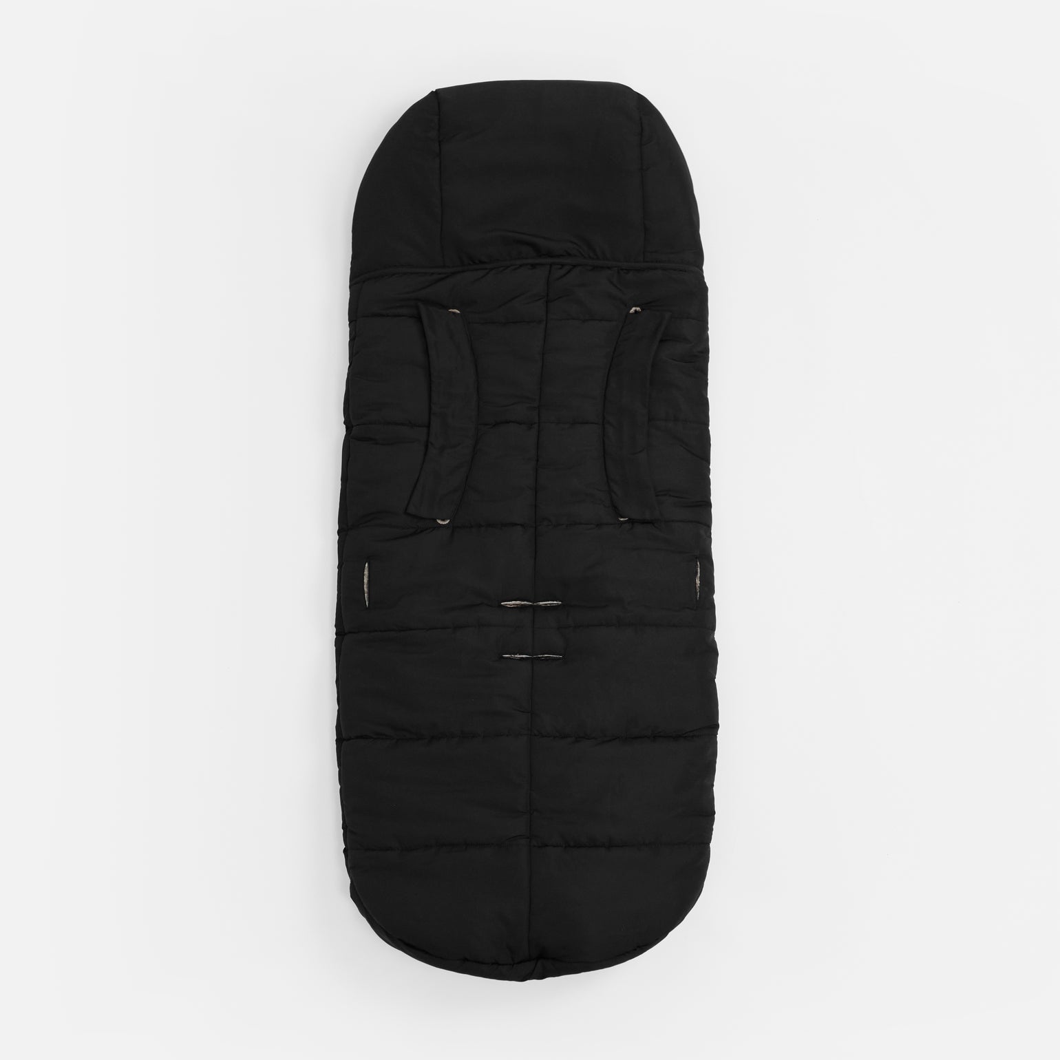 FINNSON ALMA BLACK FOOTMUFF BACK SHOT