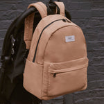 FINNSON ANA CAMEL BACKPACK ON BACK OF PRAM