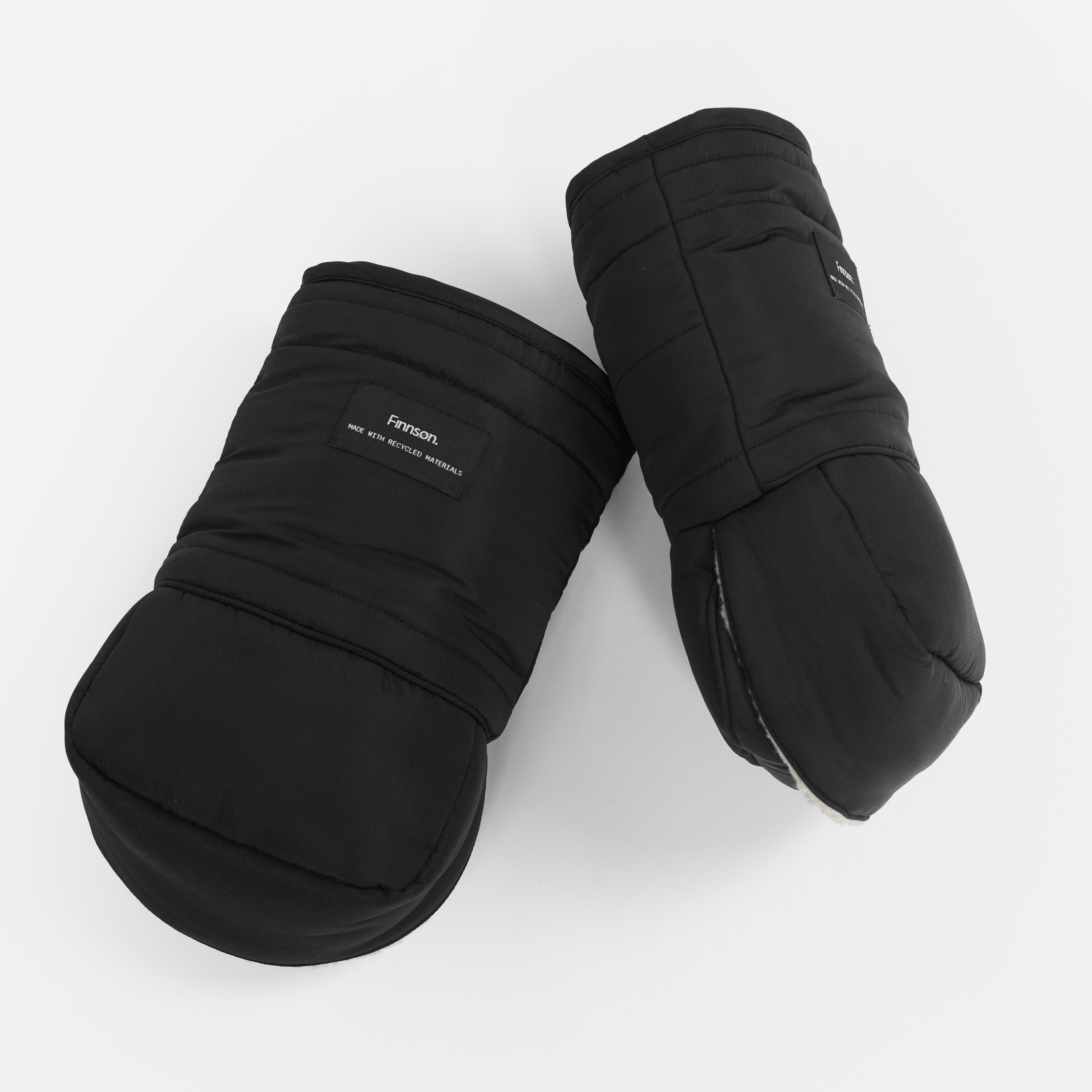 FINNSON ASTRID BLACK STROLLER MITTENS 