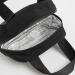 FINNSON EBBA BLACK COOLER LUNCH BAG INTERNAL SHOT