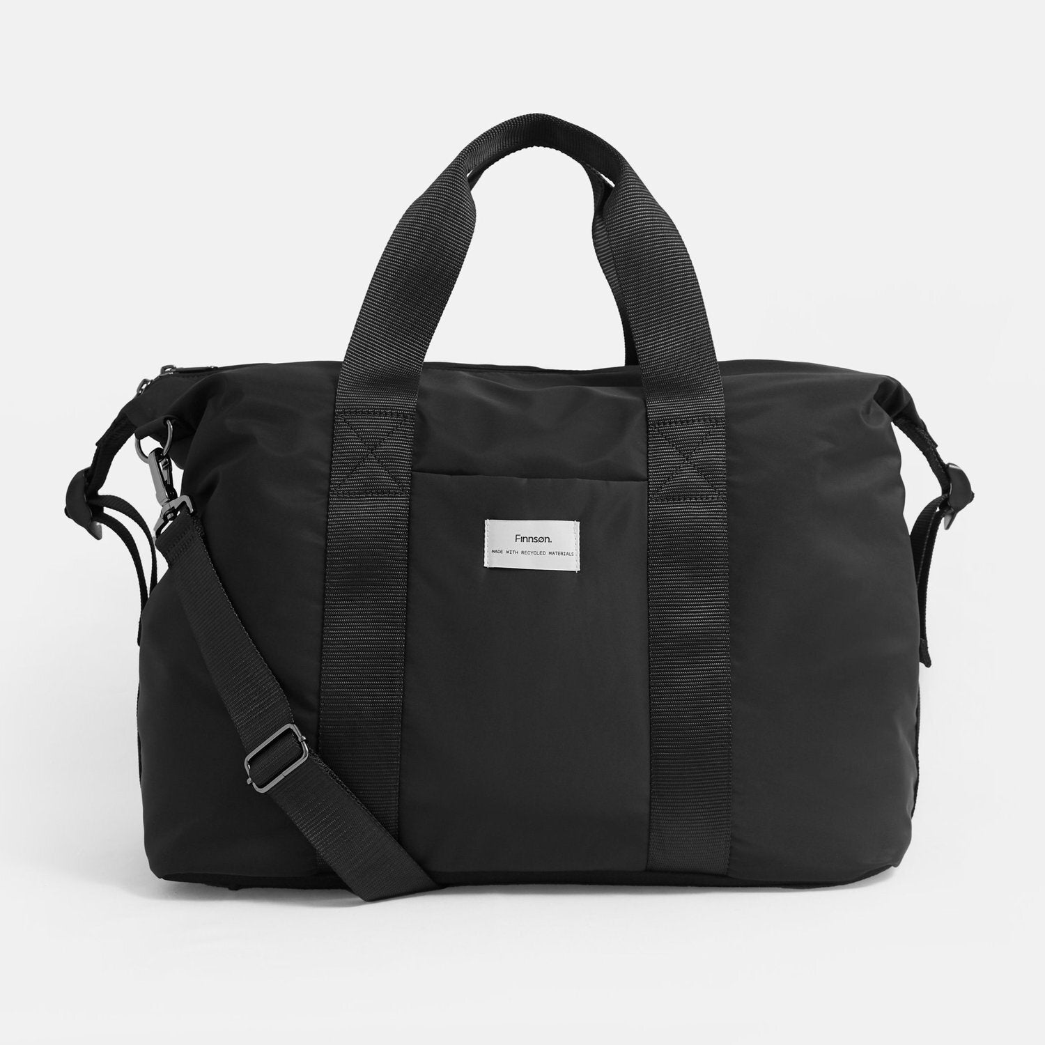 FINNSON IDA HOLDALL BLACK FRONT SHOT