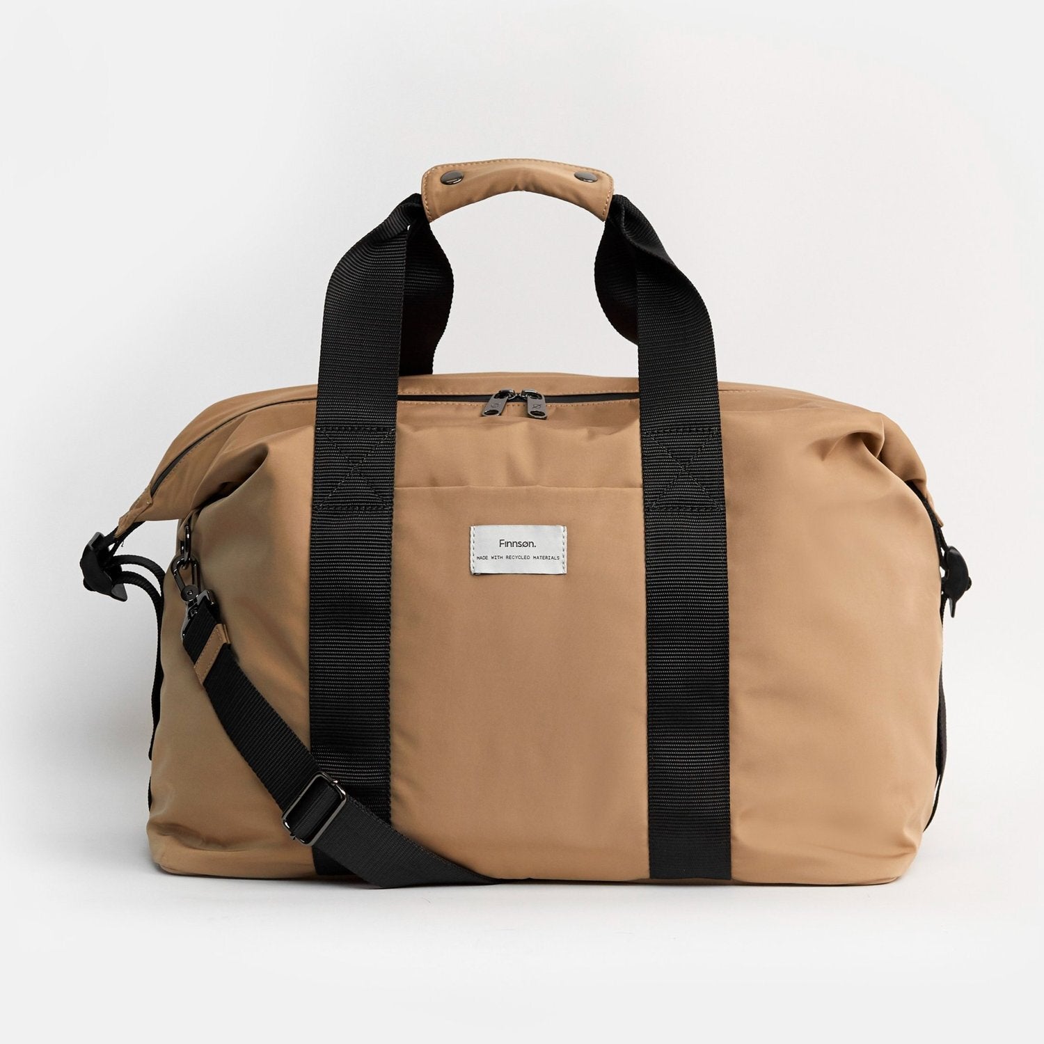 FINNSON IDA HOLDALL CAMEL FRONT SHOT