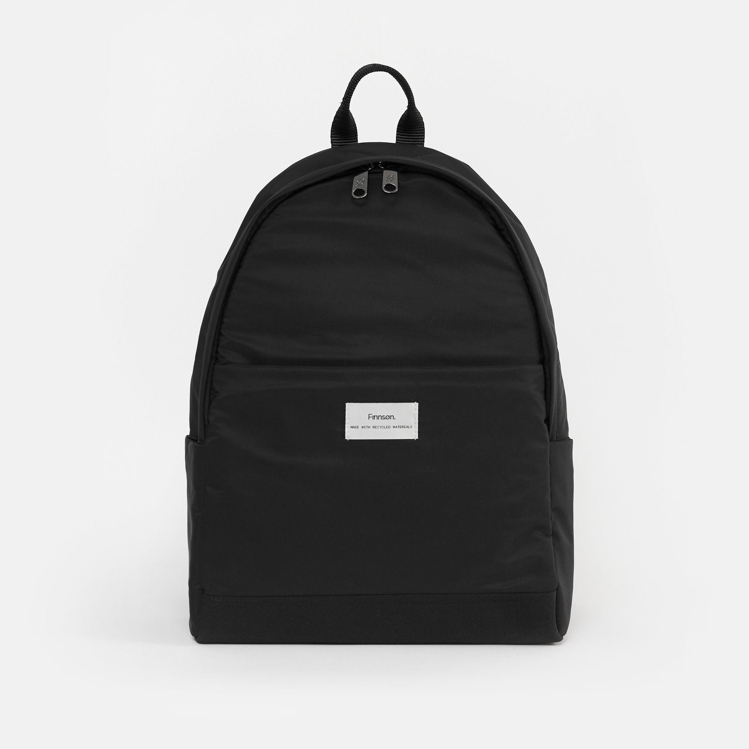 FINNSON INGE BLACK BACKPACK FRONT SHOT