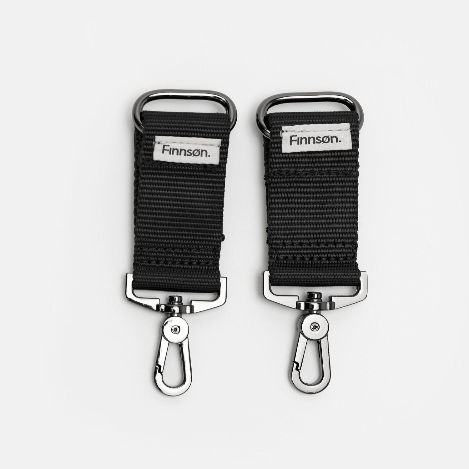 A pair of osten universal stroller clips 