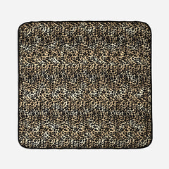 Thoren outdoor/indoor playmat leopard print pattern on a white background